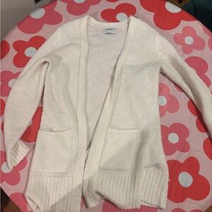 Old Navy Women's Cream Open-Front Cardigan